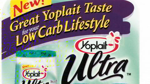 Yoplait Ultra Shelf Wobbler