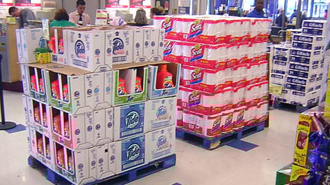 Tide, Scott Pallet Displays