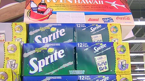 Albertsons/Coke 'Hawaiian Days' Case Card