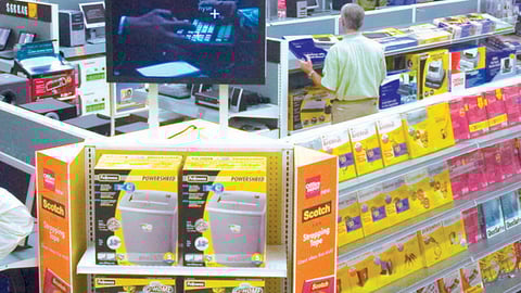 Office Depot M2 Endcap, Signage