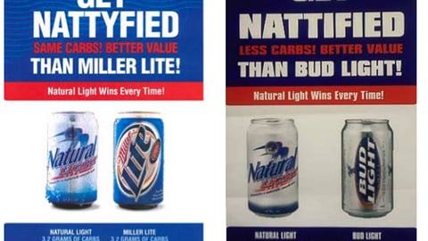 A-B Natural Light "Get Nattyfied" Poster