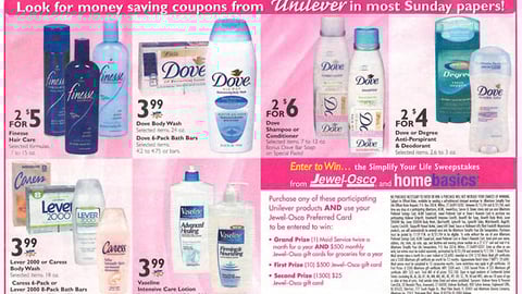 Jewel-Osco Unilever Feature