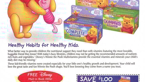 Rexall Sundown Winnie the Pooh FSI