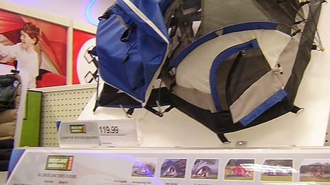 Greatland Outdoors Tent In-Line Display