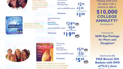 Jewel P&G Sweeps Feature