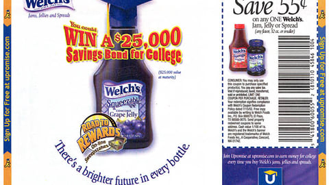Welch's 'Road to Rewards' FSI