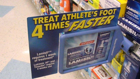 Lamisil AT Shelf Talker