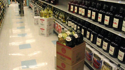 Rite Aid Wine Aisle