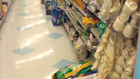 Rite Aid Pet Food Aisle
