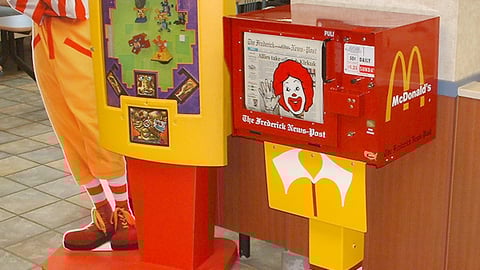 Frederick News-Post Ronald McDonald Rack