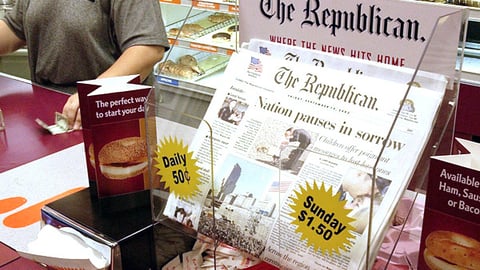 Republican Rack for Dunkin' Donuts