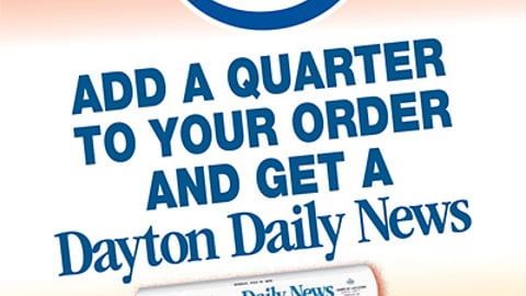 Burger King/Dayton Daily News Sign