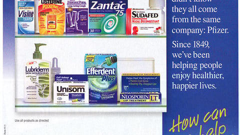 Pfizer Stand-Alone FSI Cover