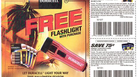 Duracell Free Flashlight FSI