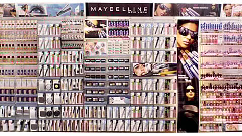 Maybelline Cosmetics Wall
