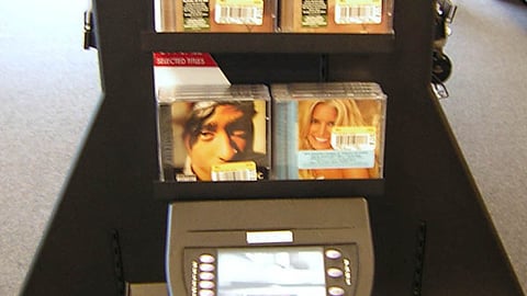 Borders Music Listening Station