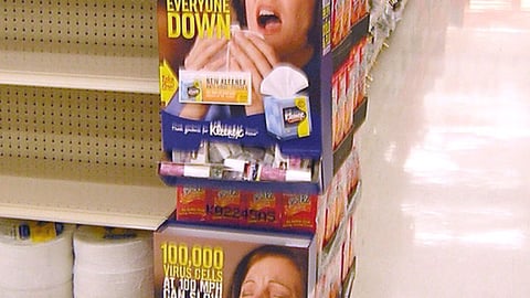 Kleenex Anti-Viral Tissue Power Wing