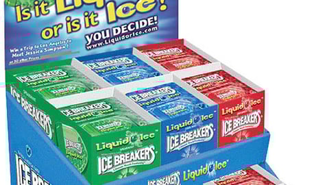 Hershey Foods Liquid Ice Countertop Display