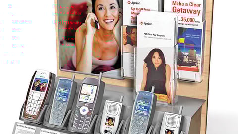 Sprint Countertop Display