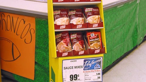 Knorr Sauce Mixes Floorstand