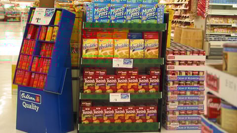 Keebler Snacks Floorstand