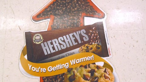 Hershey's Baking Chips Floor Cling