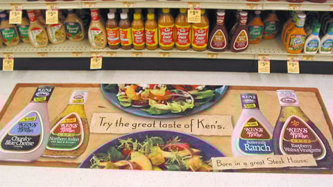 Ken's Salad Dressing Floor Cling