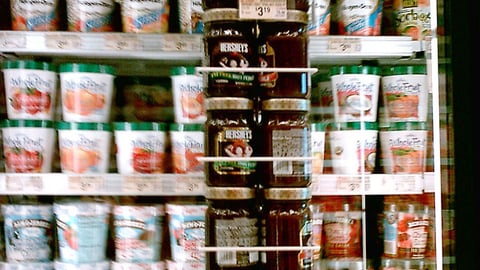 Hershey's Fudge Topping Suction Rack