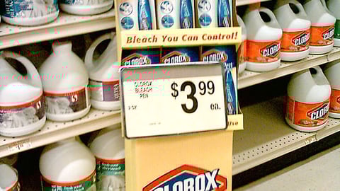 Clorox Bleach Pen Floorstand