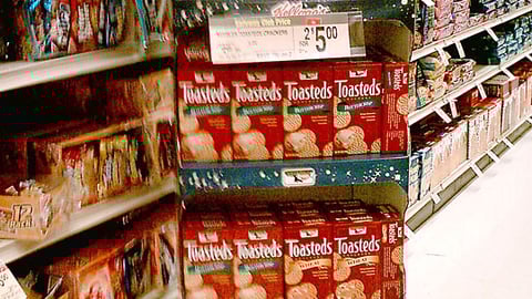 Keebler Toasteds Holiday Floorstand