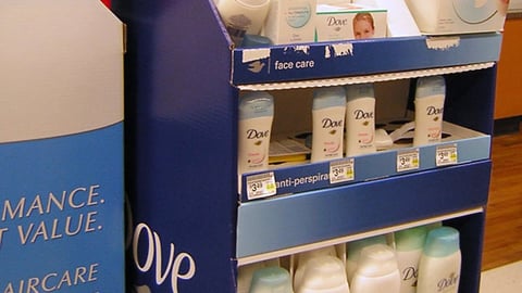 Dove "Save $5 Instantly" Floorstand