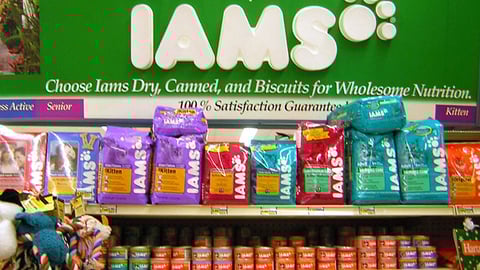 Iams Pet Food In-Line Display