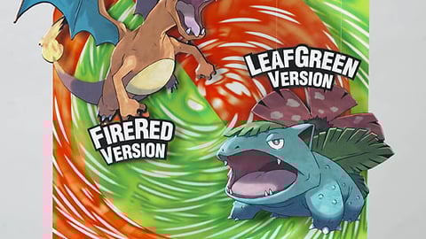 Pokemon Fire Red/Leaf Green Floor Display