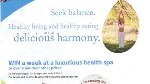 The Laughing Cow Spa Sweeps FSI