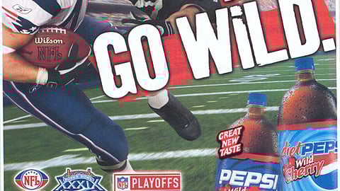 Wild Cherry Pepsi Football FSI