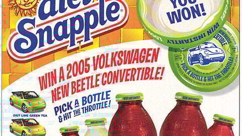 Diet Snapple VW FSI