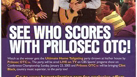 Prilosec Football FSI