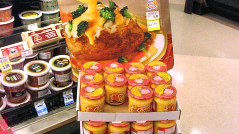 Kraft Cheez Whiz Floorstand