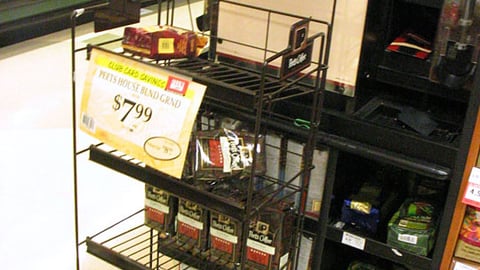 Peet's Coffee Floorstand