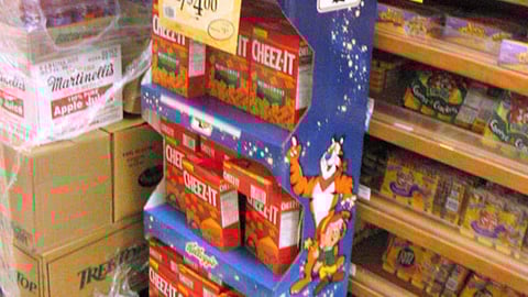 Sunshine Cheez-It Floorstand