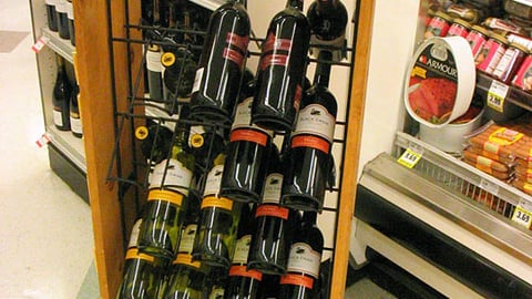 Black Swan Wine Floorstand