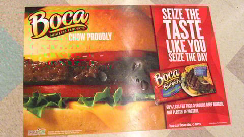Boca Burgers Floor Cling