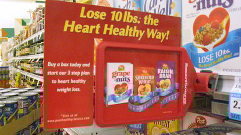 Post Cereals Shelf Talker