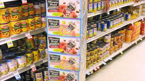 Minute Maid Coolers Case Stack