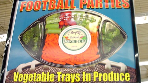 Kroger Football Parties Signage