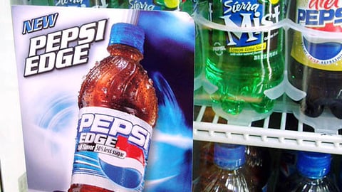 Pepsi Edge Cooler Cling