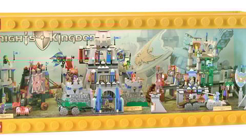 LEGO Knight's Kingdom In-line Shelf Display