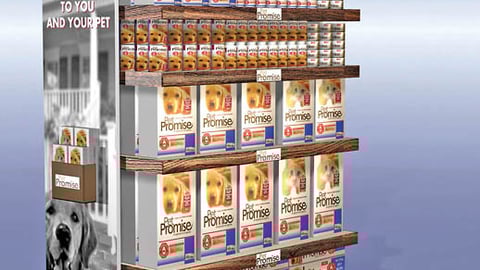 Pet Promise Endcap and Floor Cling