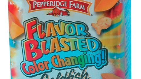 Pepperidge Farm Flavor Blasted Goldfish Packaging