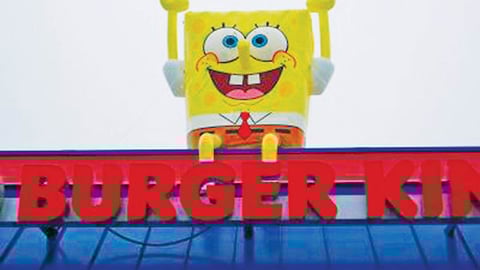 Burger King SpongeBob Squarepants Inflatable